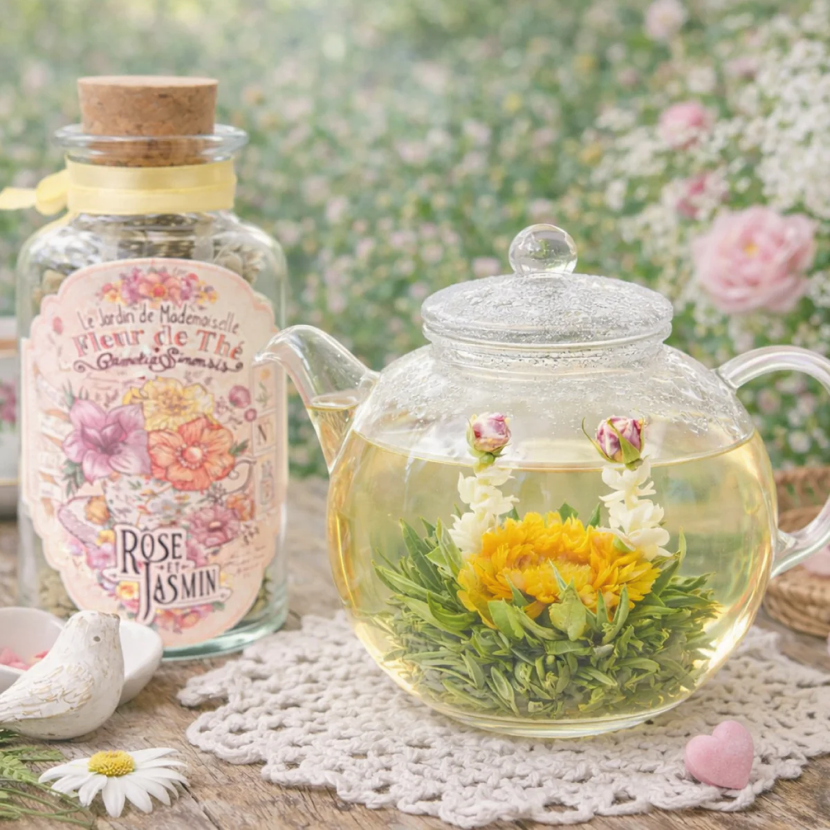 Fleurs de thé - Rose & Jasmin - Image 3
