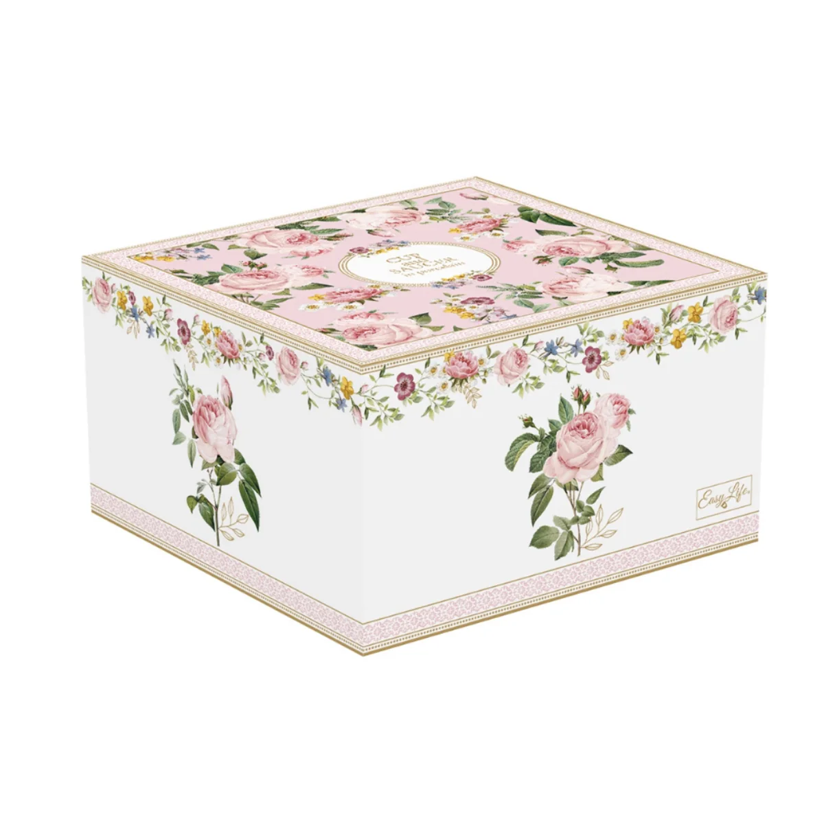 Tasse à thé et soucoupe "Chant des roses" (200 ml) - Image 3