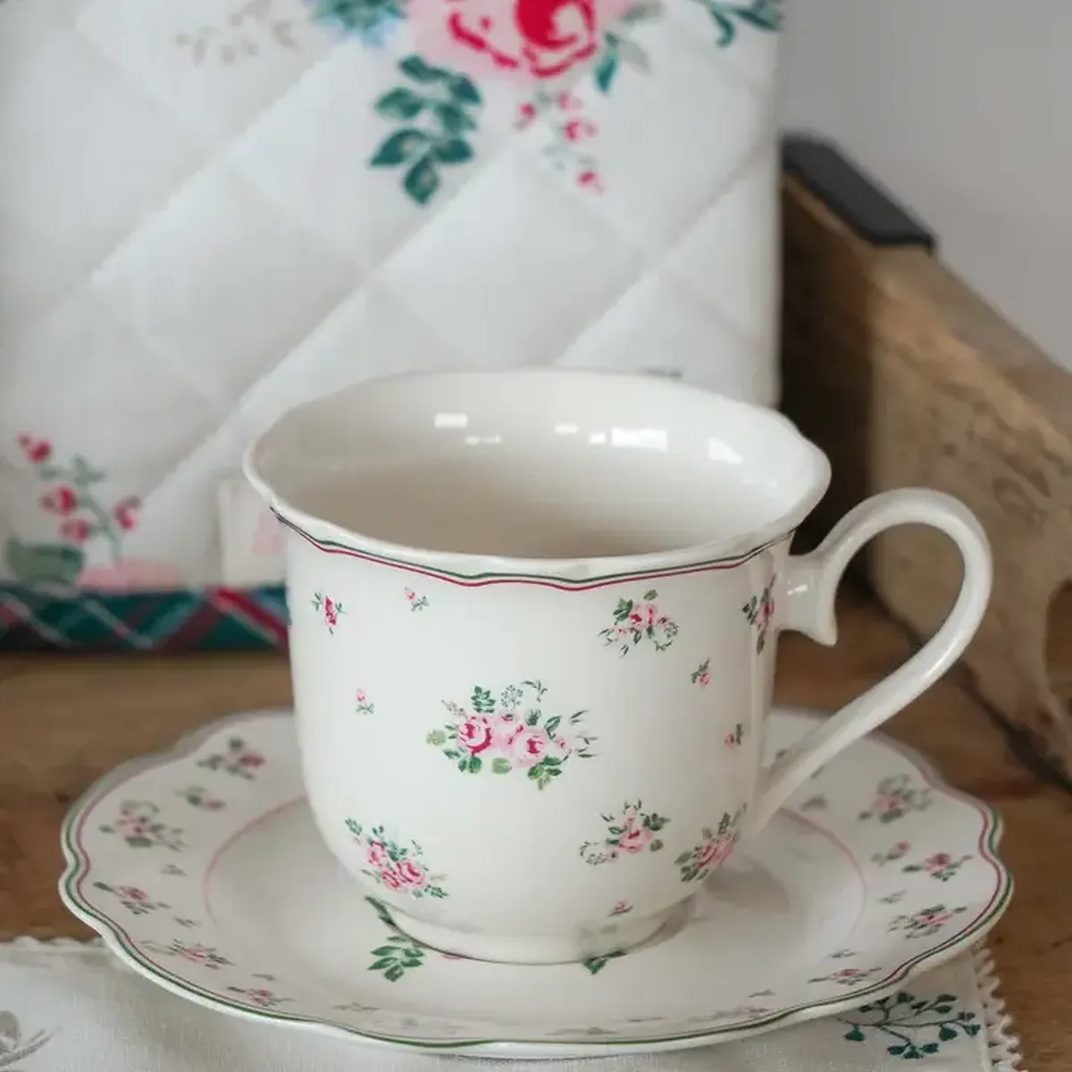Tasse et soucoupe "Jardin de Lisa" (300 ml) - Image 3