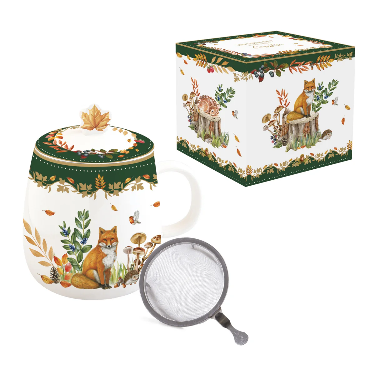 Tisanière renard "Rêverie dans la Forêt" (450 ml) - Image 3